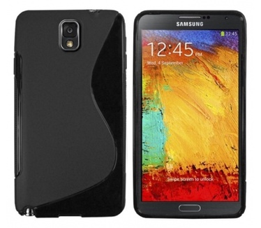 KEES S-line Gel Hoesje Samsung Galaxy Note 3 - Zwart