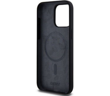DKNY Silicone Arch Logo Back Case - iPhone 13 Pro (6.1") - Zwart Zwart