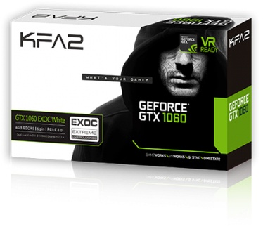 KFA2 GeForce GTX 1060 EX OC White 6GB