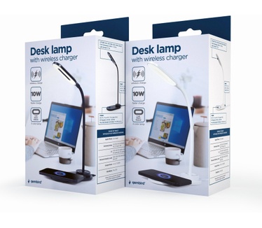Gembird Bureaulamp met draadloze oplader 10 Watt