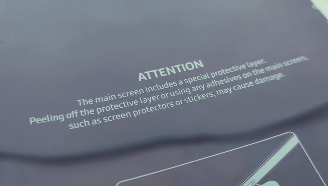 Samsung Galaxy Fold Instructies