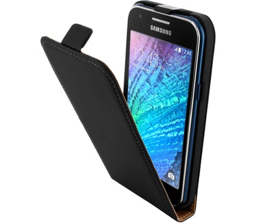 Mobiparts Premium Flip Case Samsung Galaxy J1 Black