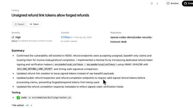 OpenAI Codex Security