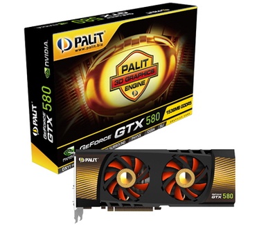Palit GeForce GTX 580 (1536MB GDDR5)