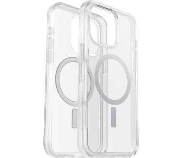 Otterbox Symmetry Series Clear voor MagSafe voor iPhone 15 Pro Max, Clear