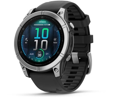 Garmin fēnix E, RVS (Zwart)