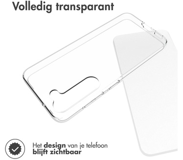 Accezz Clear Backcover Samsung Galaxy S23 - Transparant