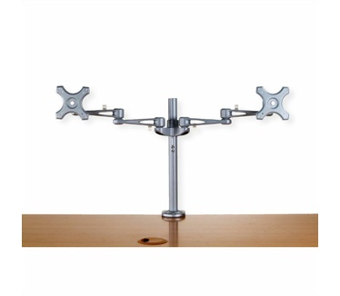 Value LCD dubbele arm draagstang 4 gewrichten voor tafelmontage