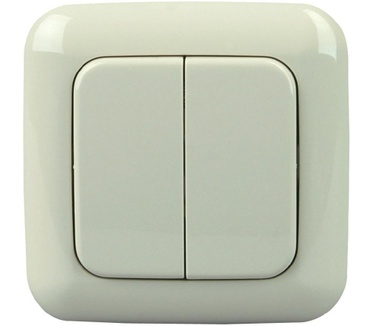 Free-control Draadloze wandschakelaar 2-kanaals (822801029)