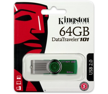 Kingston DataTraveler 101 G2 64GB Groen