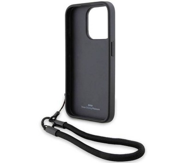 BMW Signature Wordmark Back Case - iPhone 15 Pro Max (6.7") Zwart Zwart
