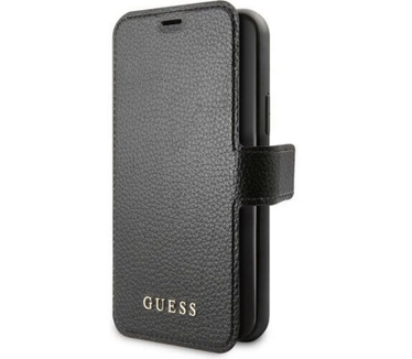 Guess Iridescent Book Case - Apple iPhone 11 (6.1") - Zwart  Zwart