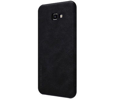 Nillkin Qin PU Leather Book Case - Samsung Galaxy J4 Plus - Zwart  Zwart