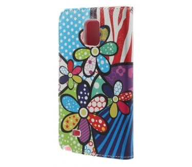 Kees Portemonnee Hoesje Galaxy Note 4 - Colorful Hippie