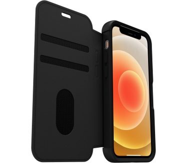 Otterbox Strada Leren Book Case Apple iPhone 12 Mini Zwart