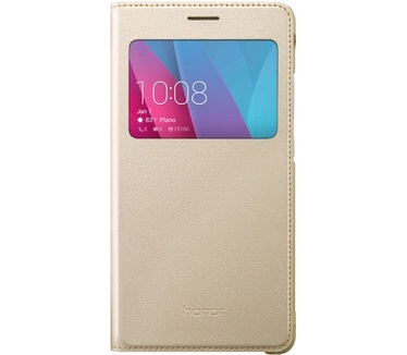 Huawei Origineel S-View Book Cover voor Honor 5X - Goud