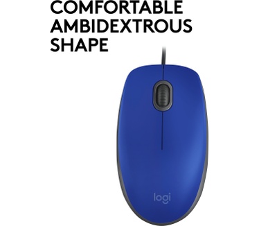 Logitech M110 Silent Blauw