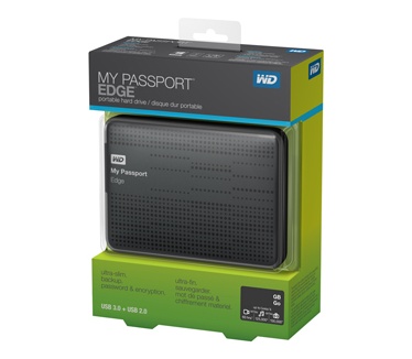WD My Passport Edge 500GB Zwart