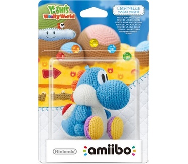 Amiibo Light-Blue Yarn Yoshi, Wii U