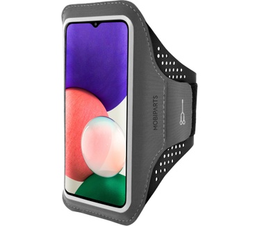 Mobiparts Comfort Fit Sport Armband Samsung Galaxy A22 5G (2021) Black