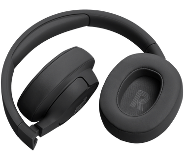 JBL TUNE 720BT - Koptelefoon met micro - over oor - Bluetooth - draadloos, met bekabeling - 3,5 mm-stekker - zwart
