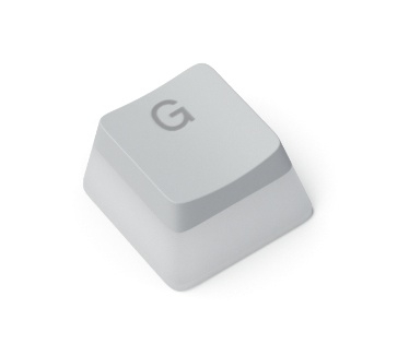 Glorious PC Gaming Race Aura Keycaps - 105 Keycaps ANSI US-Layout weiß