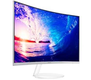 Samsung C27F581FDU Wit, Zwart