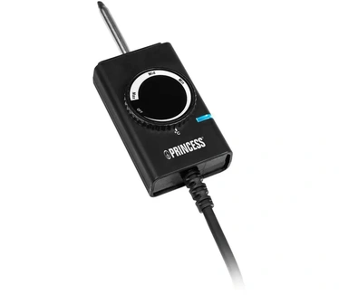 Princess 103026 Table Chef Pure Black – Trendy bamboo behuizing – 50 x 25 cm