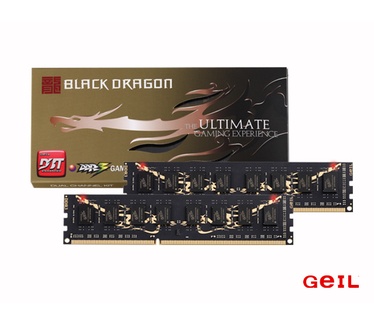 GeIL Black Dragon GeiL DIMM 8 GB DDR3-1333 Kit GB38GB1333C7DC, Black Dragon