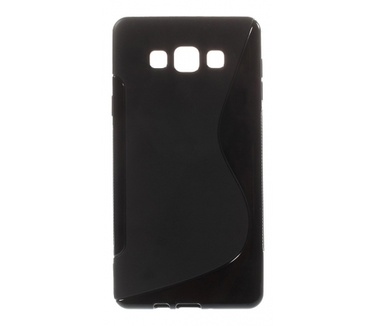 Kees S-line Gel Hoesje Samsung Galaxy A7 - Zwart