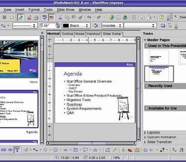 StarOffice 8 - Impress screenshot (resized)