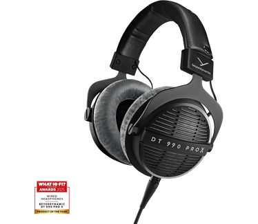 Beyerdynamic DT 990 Pro X (Geen ruisonderdrukking, Bedraad), Koptelefoon, Zwart, Grijs