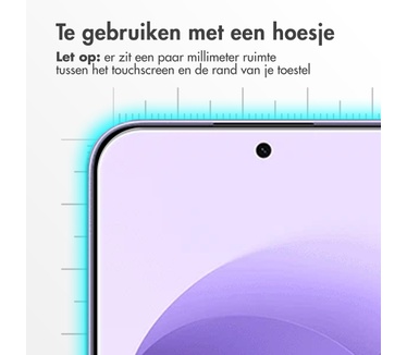 Accezz Gehard Glas Screenprotector voor de OnePlus Nord 6