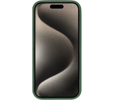 Mobiparts Silicone Cover Apple iPhone 15 Pro Forest Green