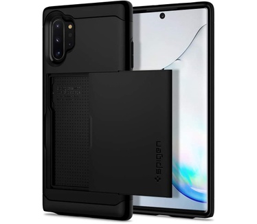 Spigen Samsung Galaxy Note 10 Plus hoesje Slim Armor  Zwart