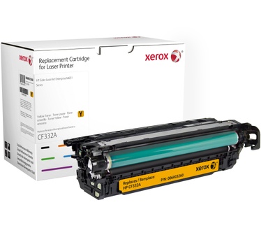 Xerox Gele toner cartridge. Gelijk aan HP CF332A. Compatibel met HP Colour LaserJet M651