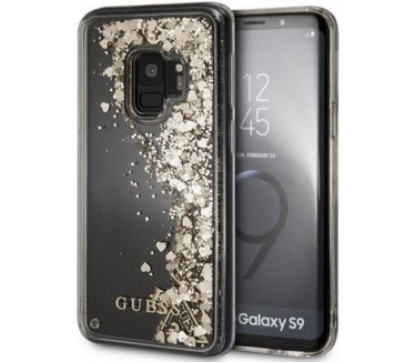 Guess Liquid Glitter Case voor Samsung Galaxy S9 (G960) - Goud  Goud
