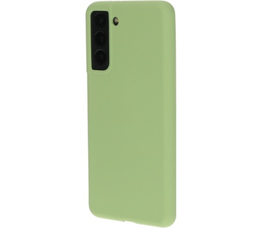 Mobiparts Silicone Cover Samsung Galaxy S21 Pistache Green