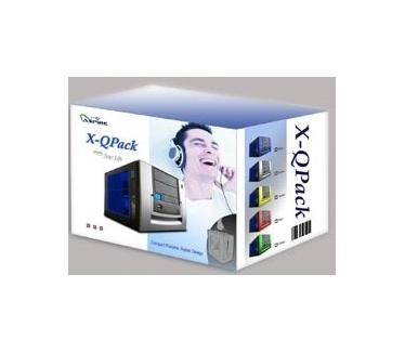 Apevia X-QPACK Aluminum Case w/ 3 Window Zilver