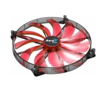 Aerocool Silent Master 200mm Red, 200mm