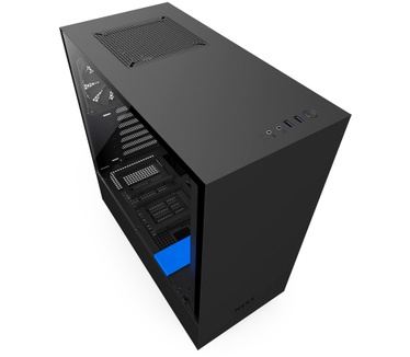NZXT H500 Zwart/Blauw
