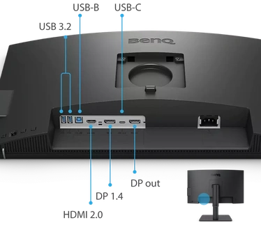 BenQ PD2506Q Zwart