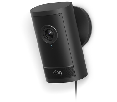 Ring -buitencamera Pro met stekkeradapter (Outdoor Camera Pro, nieuwste generatie) | Beveiligingscamera | Retinal 4K, tot 10x zoom | Privacy-instellingen | Gratis -proefabonnement van 30 dagen