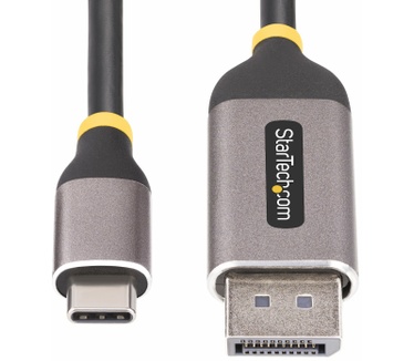 Startech.com 3m USB-C naar DisplayPort Adapter Kabel, 8K 60Hz, 4K 144Hz, HDR10, USB Type-C naar DP 1.4 Video Converter Kabel, USB4/Thunderbolt 3/4 Compatibel