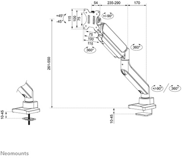 Neomounts by Newstar DS70PLUS-450WH1