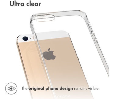Accezz Xtreme Impact Backcover iPhone 5 / 5s / SE - Transparant