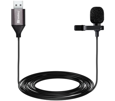 Sandberg Streamer USB Clip Microphone