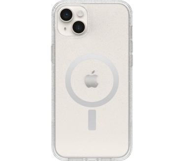 Otterbox OtterBox Symmetry+ doorzichtige hoes voor iPhone 14 Plus voor MagSafe, schokbestendig, valbestendig, dunne beschermende hoes, 3x getest volgens militaire standaard, Antimicrobieel, Stardust