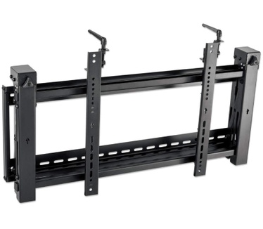Manhattan Video Wall Mount, Pop Out, 1 Screen, 45"-70", VESA 200x200mm to 600x400mm, Tilt -5° to 3°, Max 70kg, Black, Box