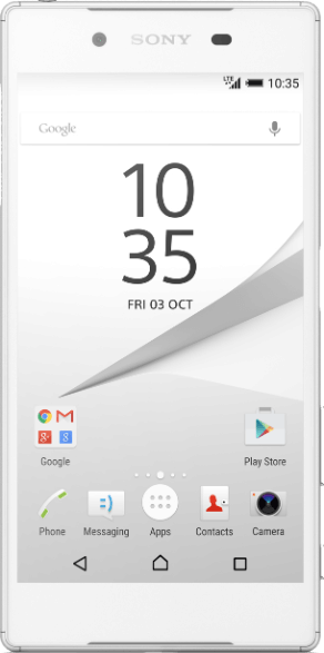 sony xperia z5 wit kenmerken tweakers